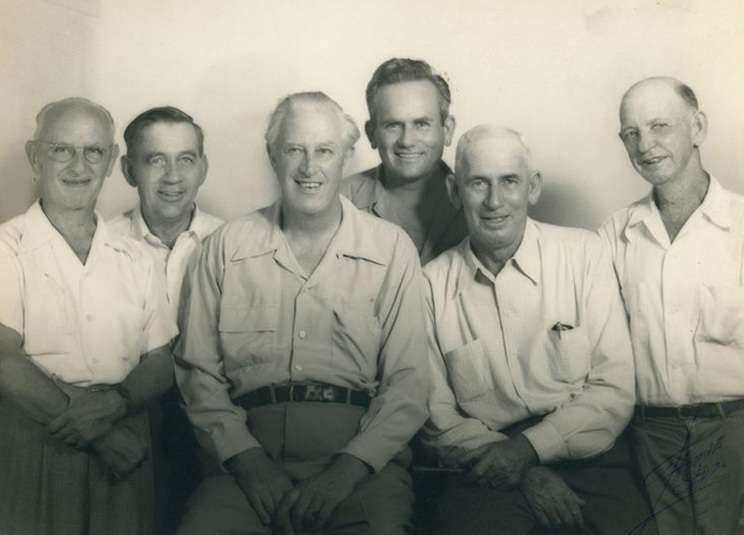 Members of the Gulfport City Council in late 1948, after Edna Christman lost her bid for another term.