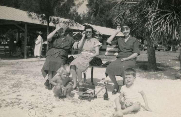 Those who visited Gulfport Beach during the 1940s and early 1950s may have met Officer Christman. This image is from Feb. 1951.